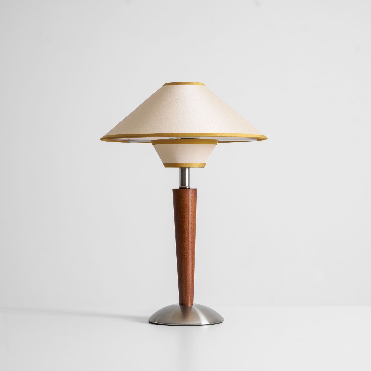 Alderwood Linen Shade Table Lamp