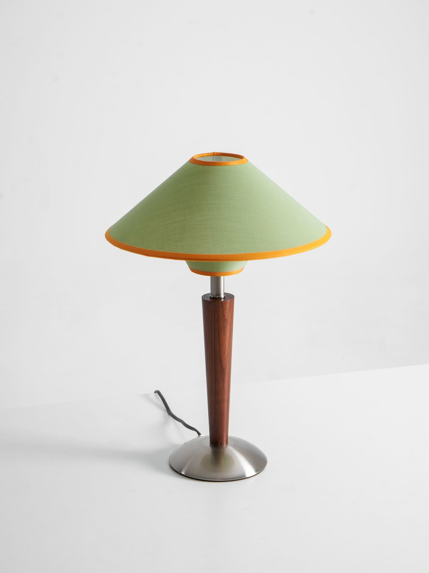 Alderwood Linen Shade Table Lamp