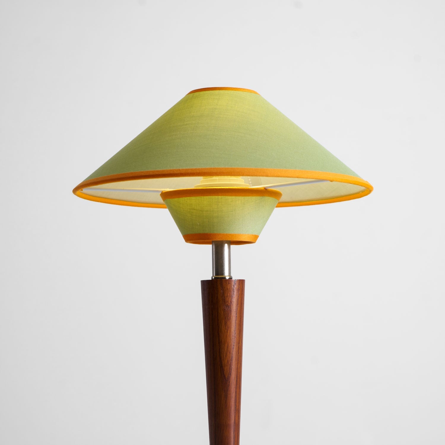 Alderwood Linen Shade Table Lamp