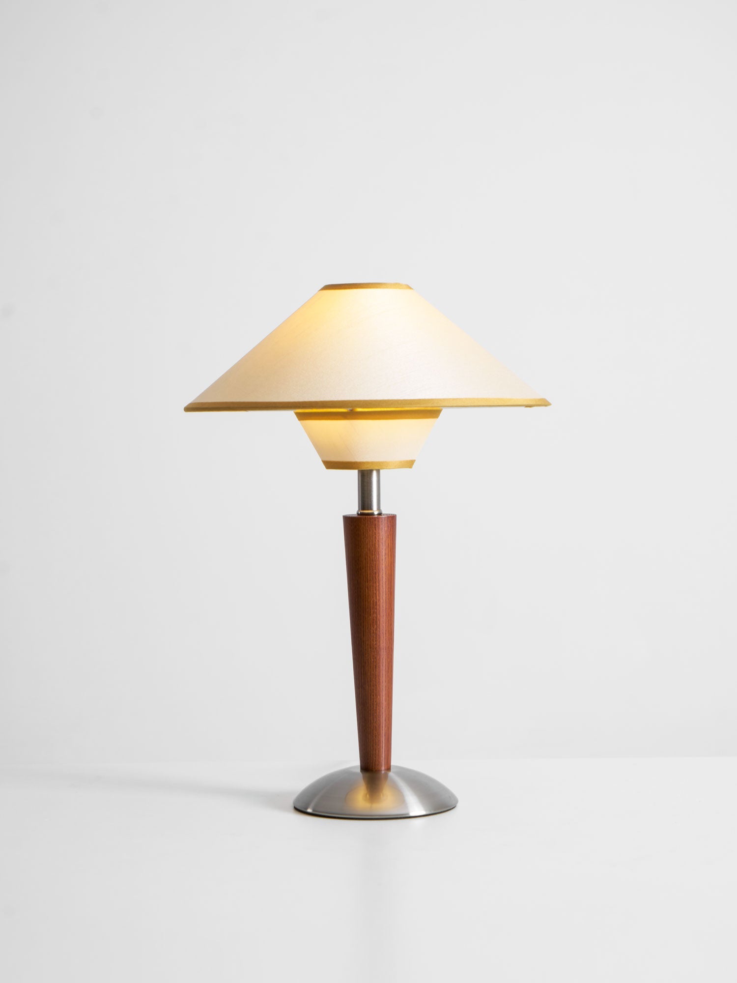 Alderwood Linen Shade Table Lamp