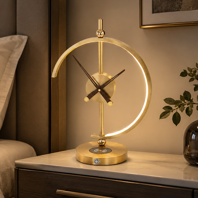 Clock Form LED Table Lamp