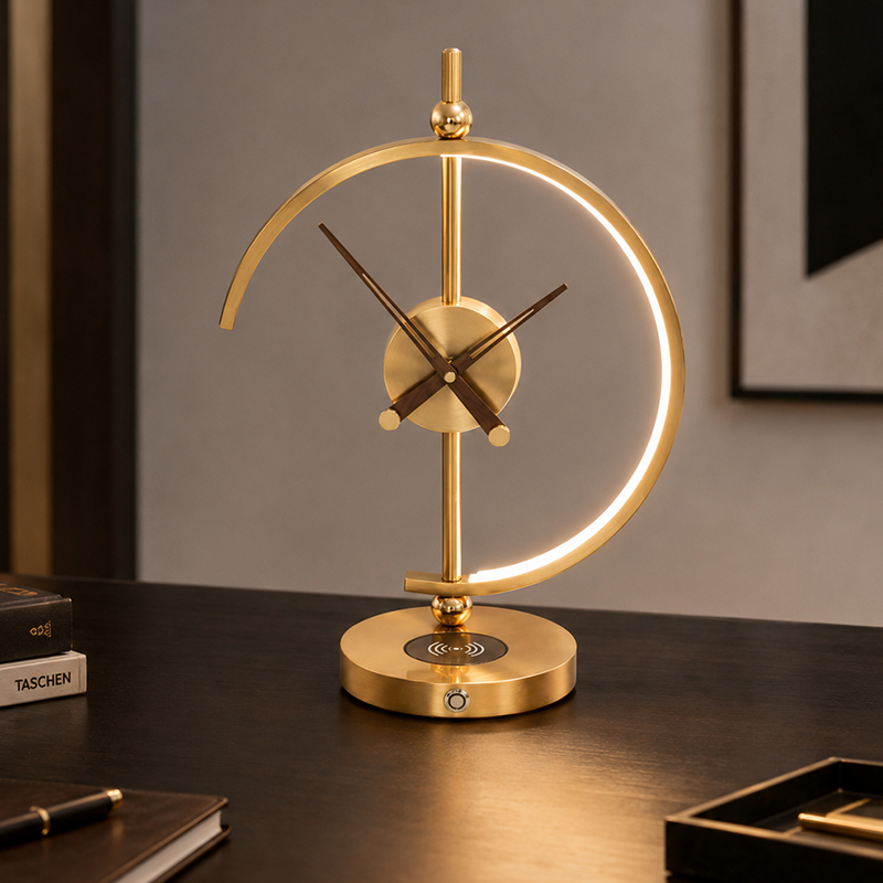 Clock Form LED Table Lamp