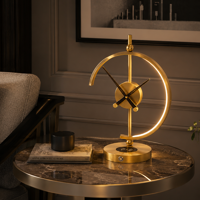 Clock Form LED Table Lamp