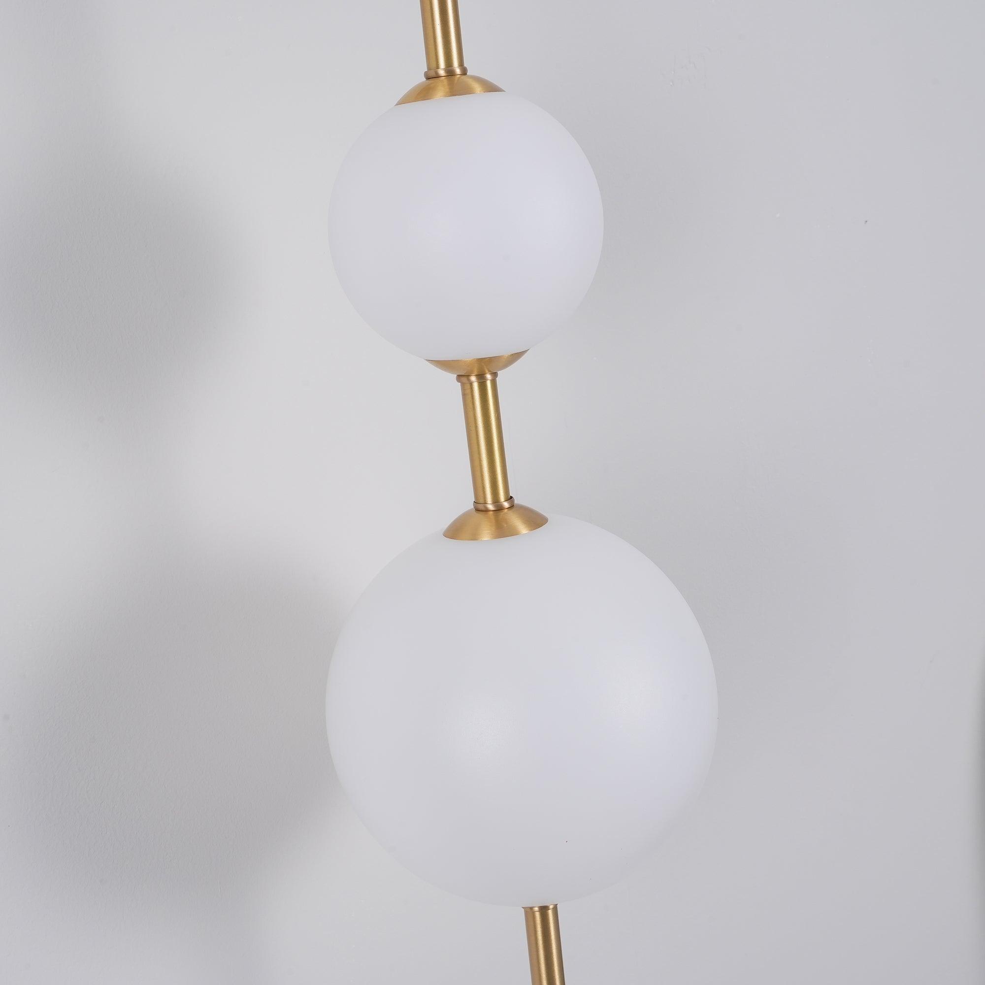 Perla Stacked Orb Sconce