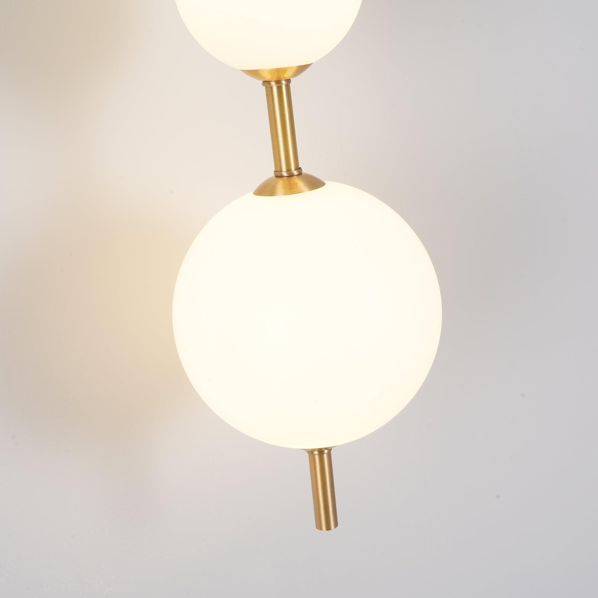 Perla Stacked Orb Sconce