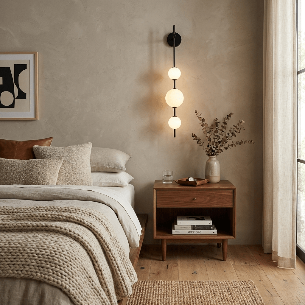 Perla Stacked Orb Sconce