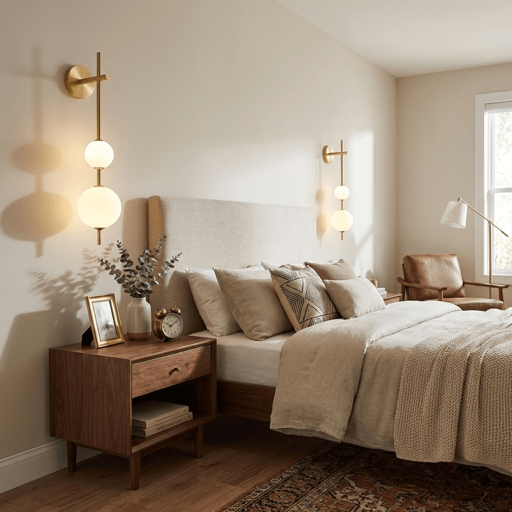 Perla Stacked Orb Sconce