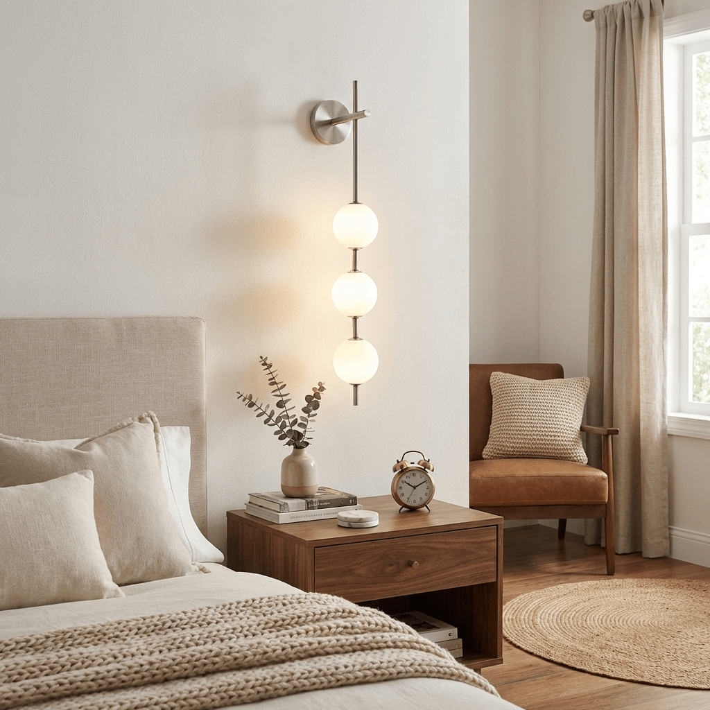 Perla Stacked Orb Sconce