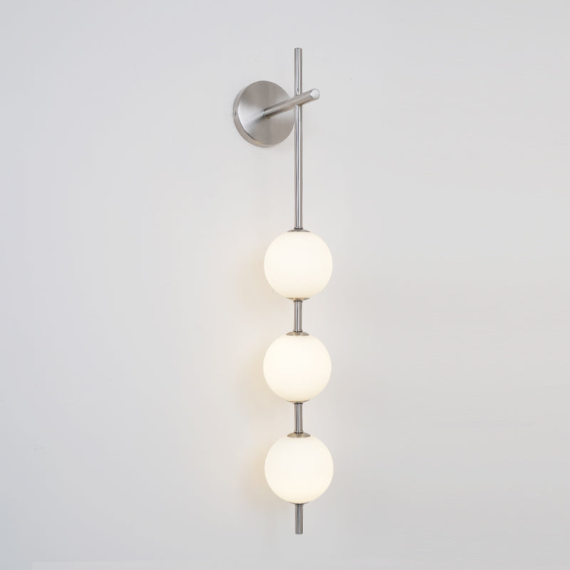 Perla Stacked Orb Sconce