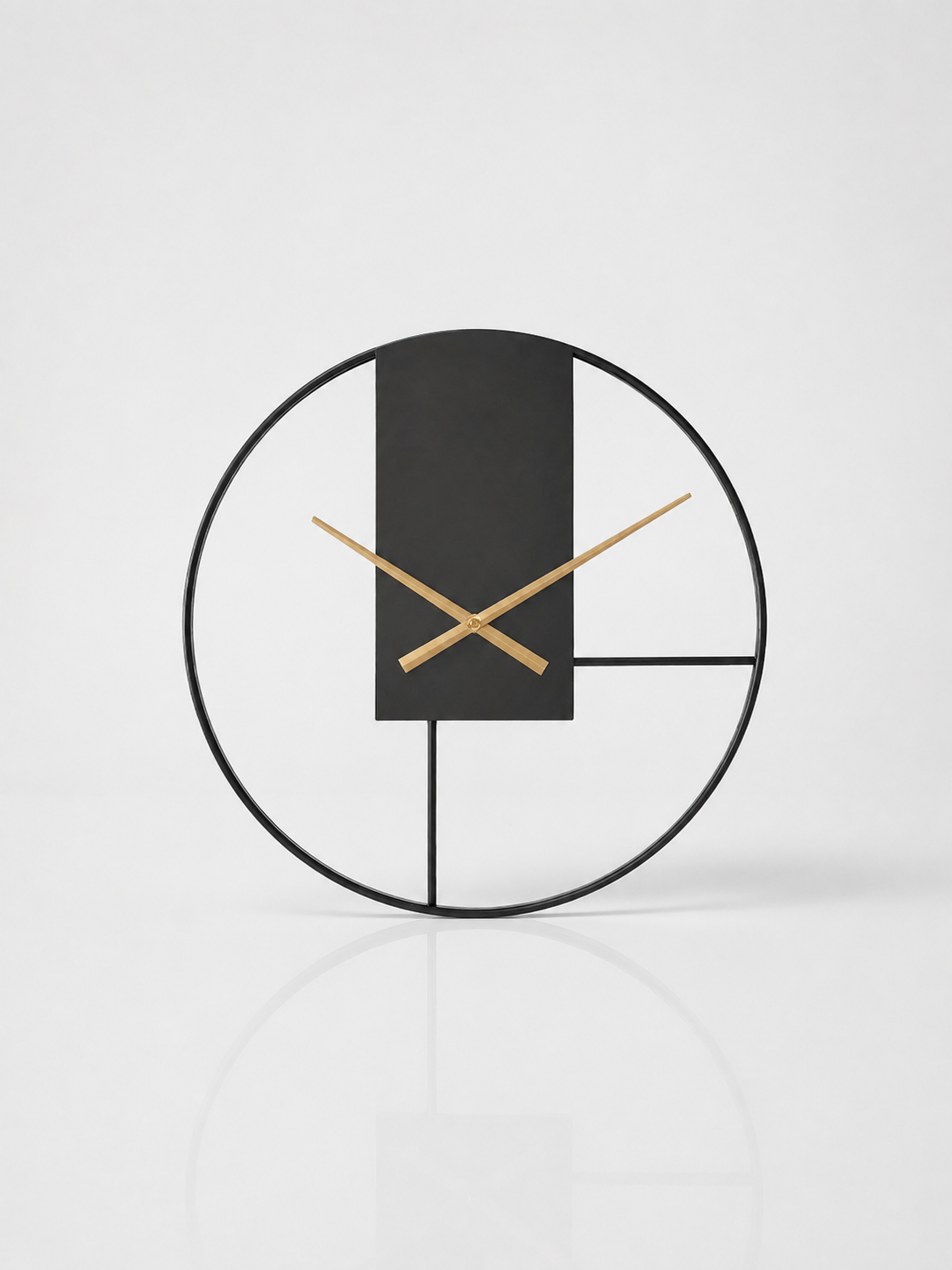Japandi Black Frame Wall Clock