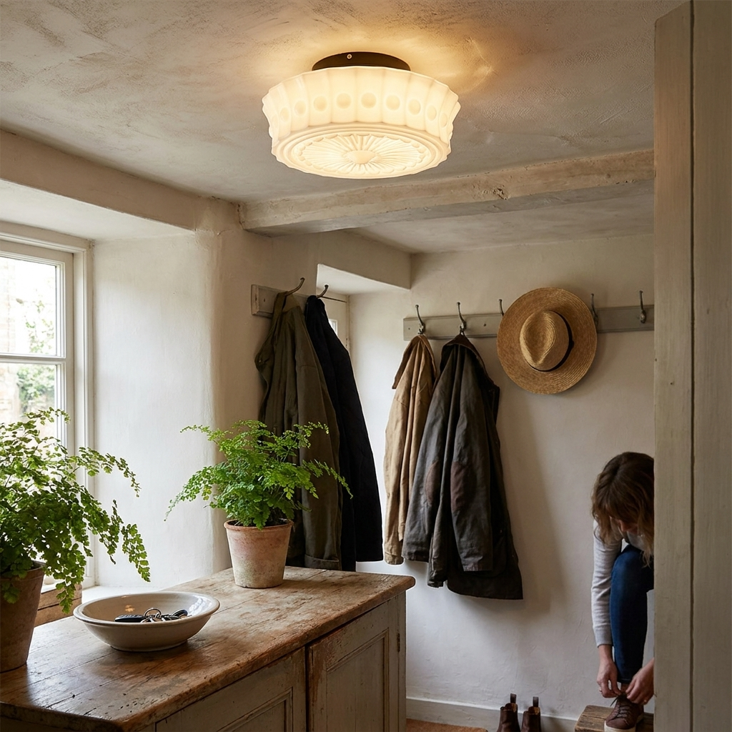 Charles Edwards Ceiling Lamp in use