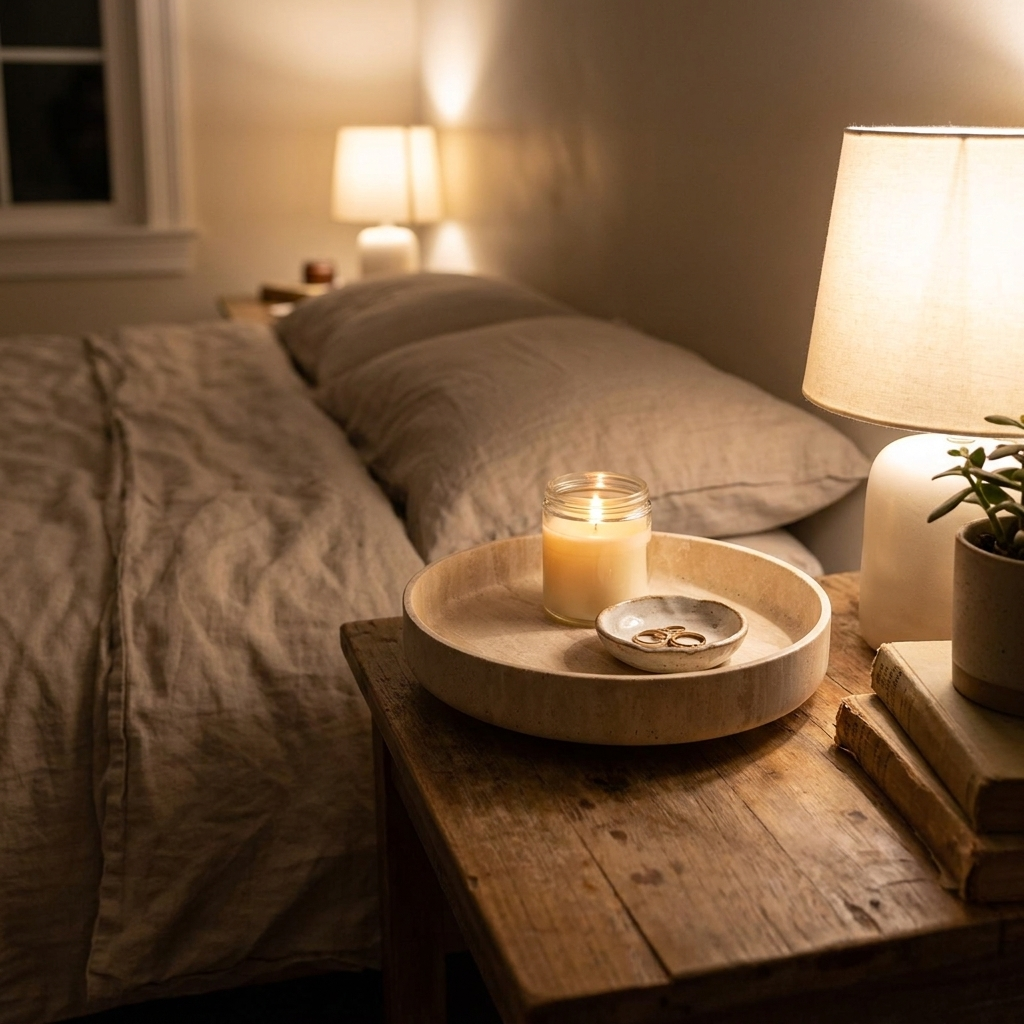 Bonita Round Stone Tray