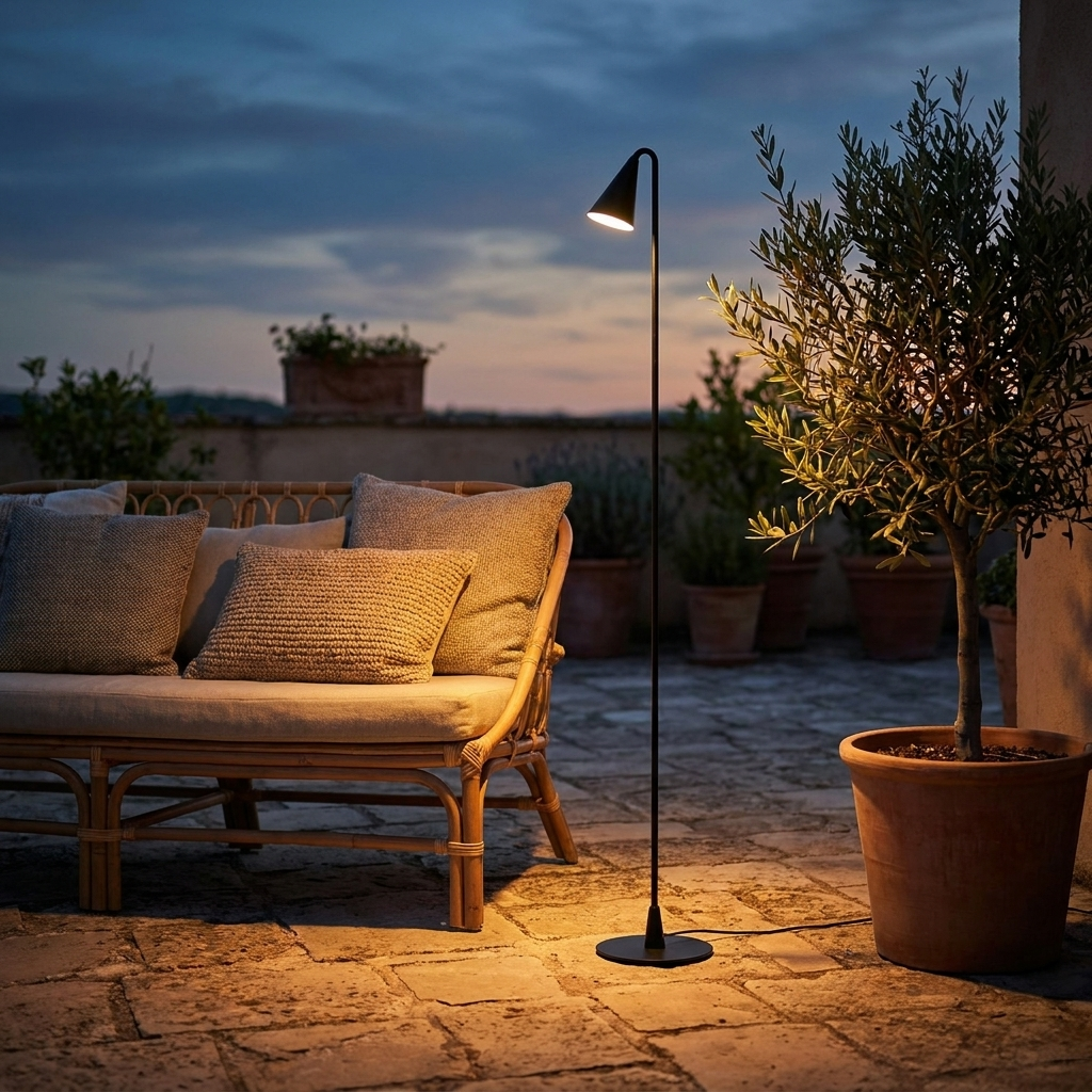 Bellflower Outdoor Floor Lamp