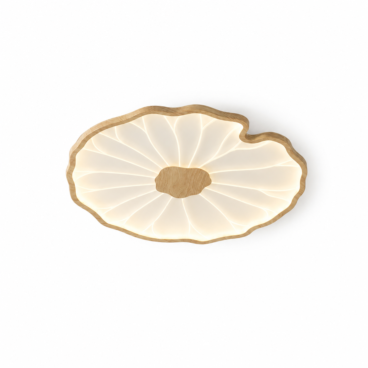 Nami Wood Grain Ceiling Lamp