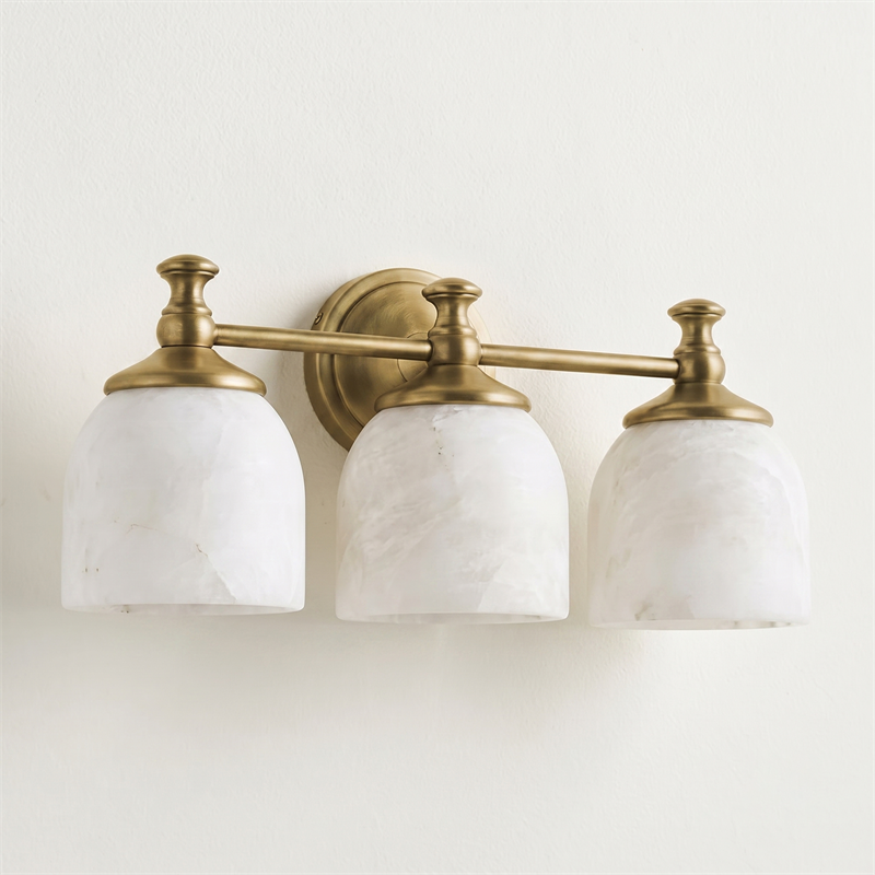 Medallion Milk Glass Sconce