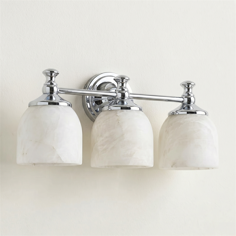 Medallion Milk Glass Sconce