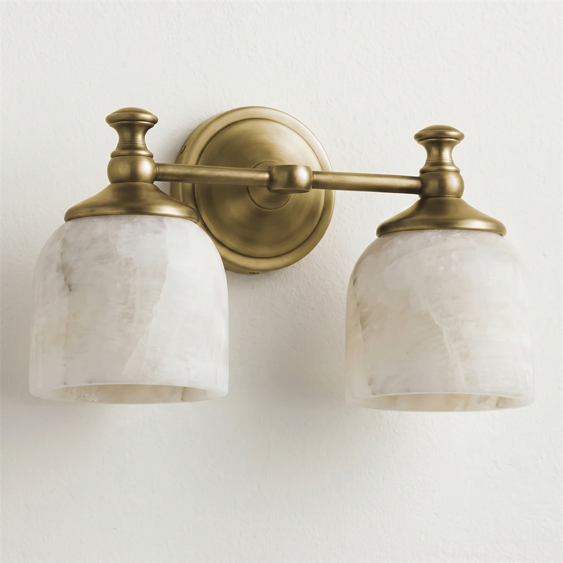 Medallion Milk Glass Sconce