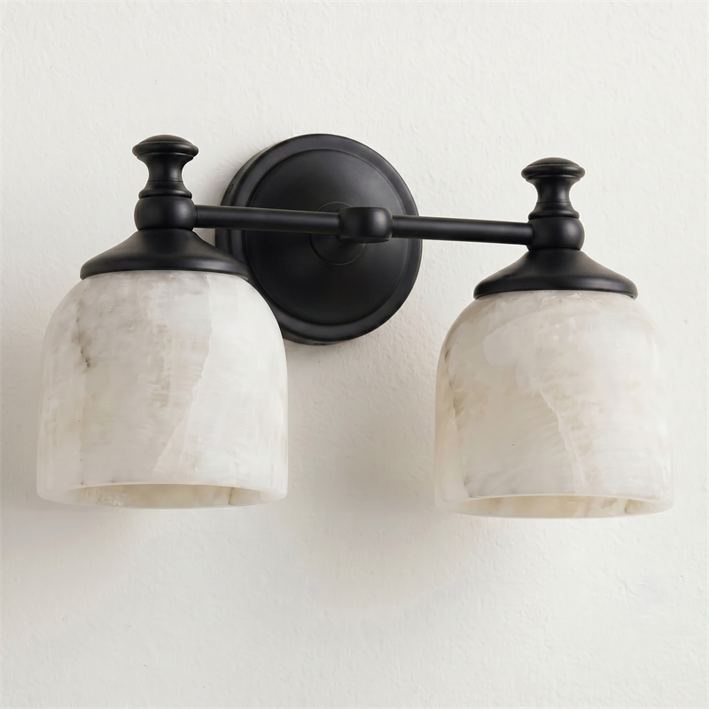 Medallion Milk Glass Sconce