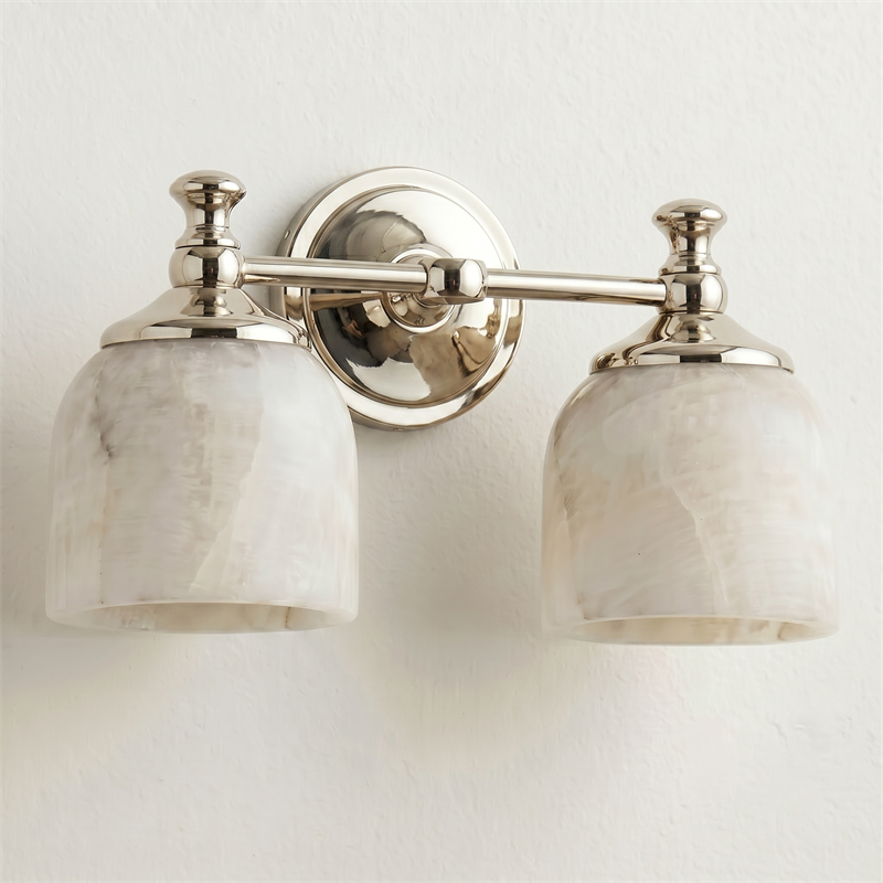 Medallion Milk Glass Sconce